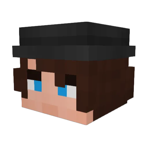 Mr_Flayde Minecraft avatar head, 3D render