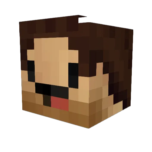 Mr_Flexicution Minecraft avatar head, 3D render