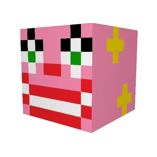 Mr_Flibbles0 Minecraft avatar head, 3D render