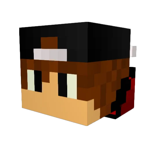 Mr_Flintstone83 Minecraft avatar head, 3D render
