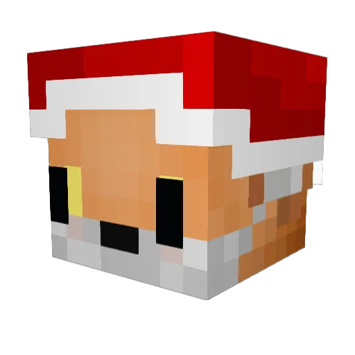 Mr_Fox6 Minecraft avatar head, 3D render