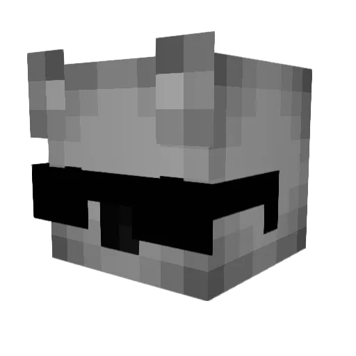 Mr_Freezer07 Minecraft avatar head, 3D render