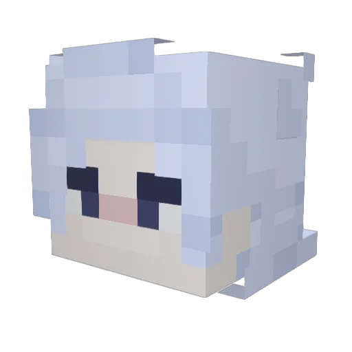 Mr_Froid Minecraft avatar head, 3D render