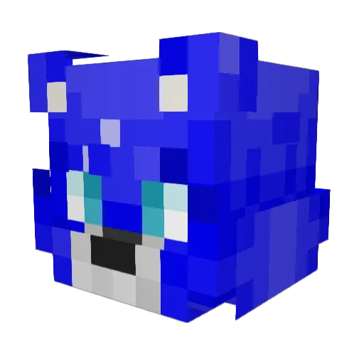Mr_FuzzyBalls Minecraft avatar head, 3D render