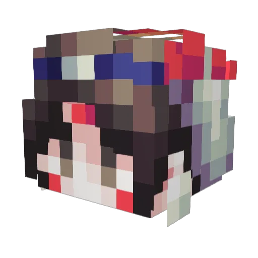 Mr_Gagar Minecraft avatar head, 3D render