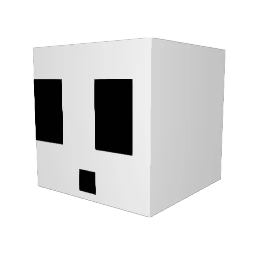 Mr_Ghost345 Minecraft avatar head, 3D render