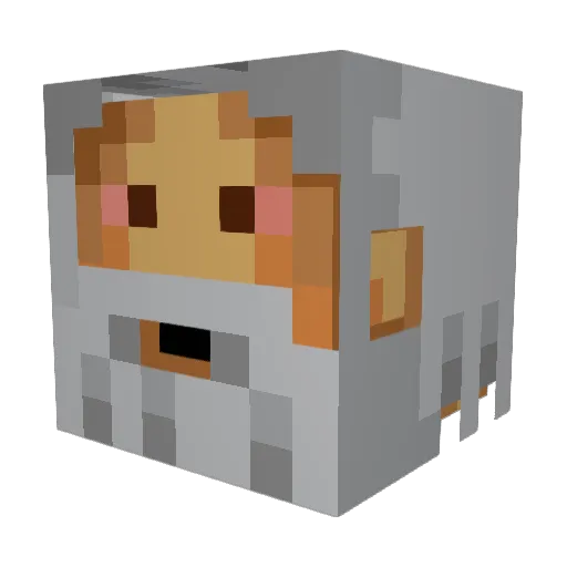 Mr_Greeves Minecraft avatar head, 3D render