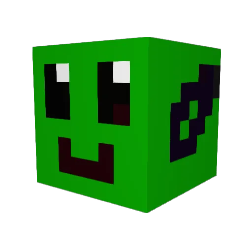 Mr_Gremlin Minecraft avatar head, 3D render