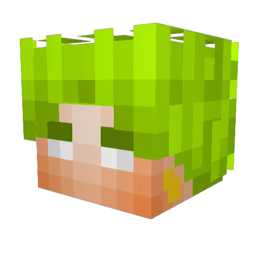Mr_Gur0 Minecraft avatar head, 3D render