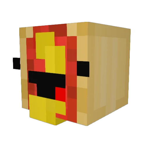 Mr_H0tD0g Minecraft avatar head, 3D render