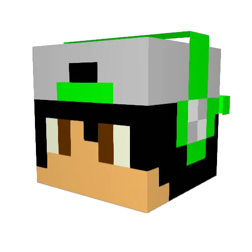 Mr_Happy2003 Minecraft avatar head, 3D render