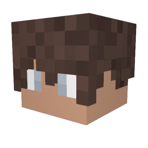 Mr_Head_Shot106 Minecraft avatar head, 3D render