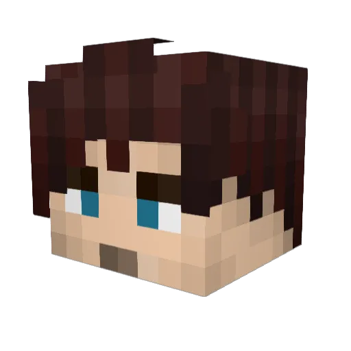 Mr_Holmes Minecraft avatar head, 3D render