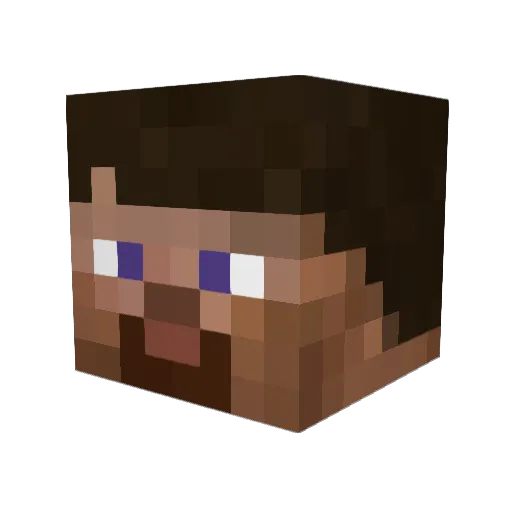 Mr_Hopeless Minecraft avatar head, 3D render