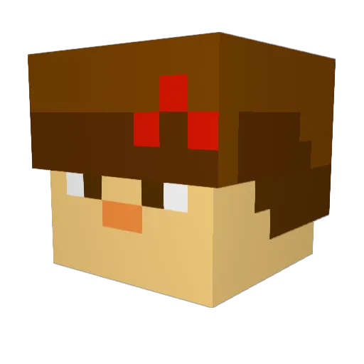 Mr_Horology Minecraft avatar head, 3D render