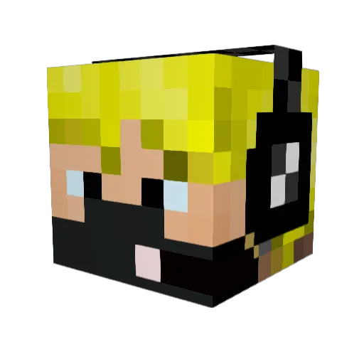 Mr_Incredible06 Minecraft avatar head, 3D render