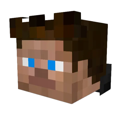 Mr_Intim Minecraft avatar head, 3D render