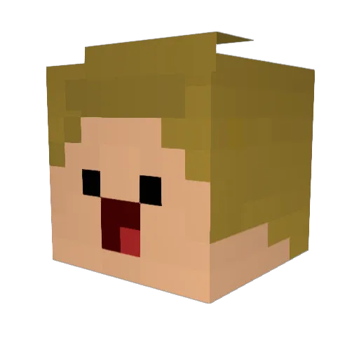 Mr_J0N4S Minecraft avatar head, 3D render