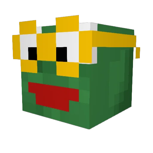 Mr_Jabka Minecraft avatar head, 3D render