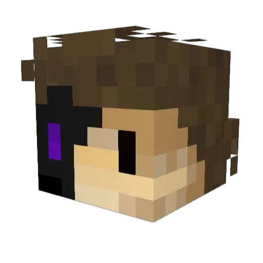 Mr_Jqcob_ Minecraft avatar head, 3D render