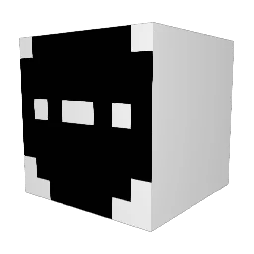 Mr_KLUCH Minecraft avatar head, 3D render