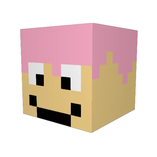 Mr_Karimi Minecraft avatar head, 3D render