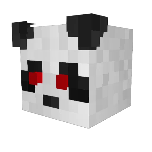 Mr_Karrote Minecraft avatar head, 3D render
