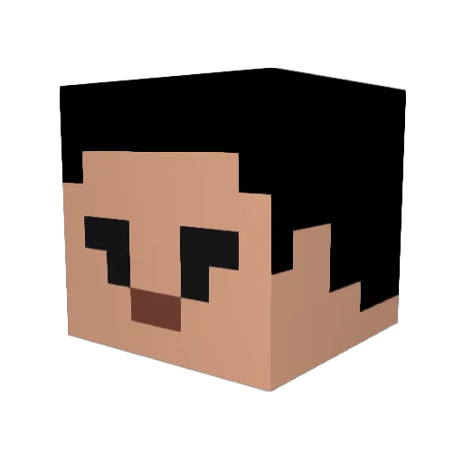 Mr_Kenoe Minecraft avatar head, 3D render
