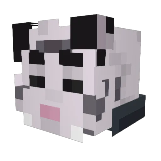 Mr_King_Tim Minecraft avatar head, 3D render
