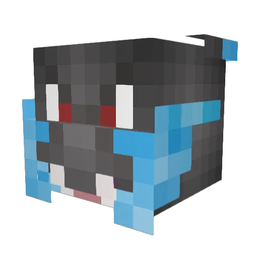 Mr_Ko Minecraft avatar head, 3D render