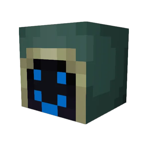 Mr_Koi_Fish Minecraft avatar head, 3D render