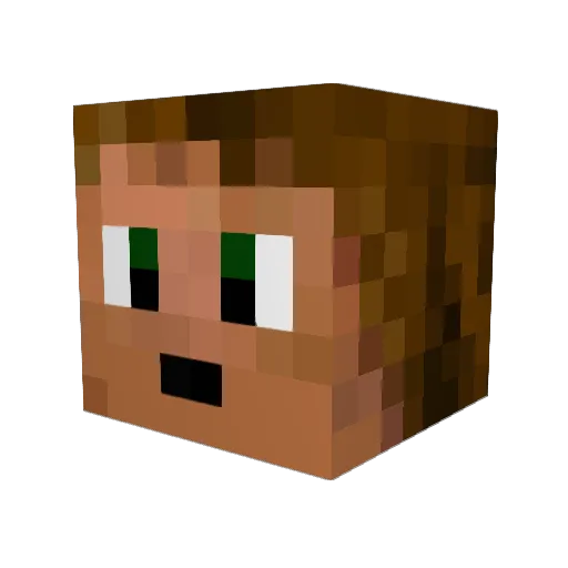 Mr_Kold Minecraft avatar head, 3D render