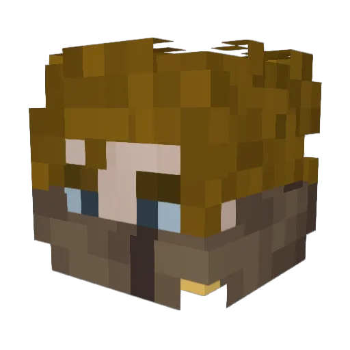 Mr_KraTeeX Minecraft avatar head, 3D render