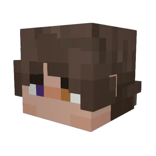 Mr_Kraut Minecraft avatar head, 3D render