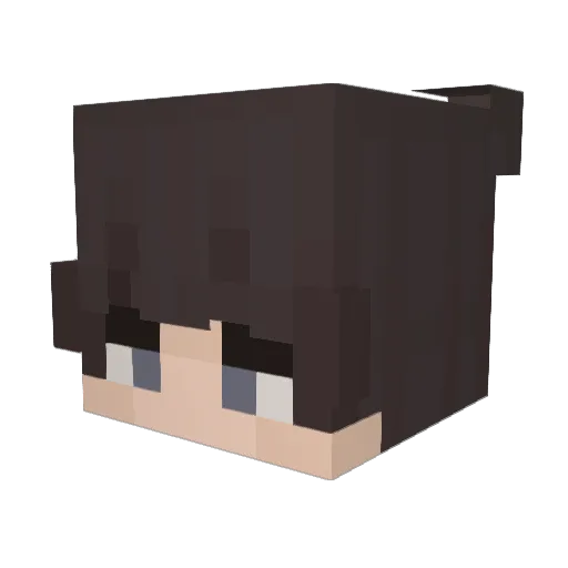 Mr_Krein Minecraft avatar head, 3D render