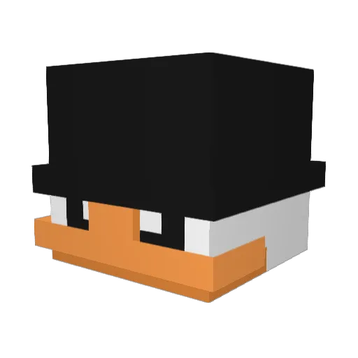 Mr_Krycha Minecraft avatar head, 3D render