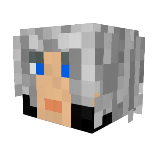 Mr_Kuh Minecraft avatar head, 3D render