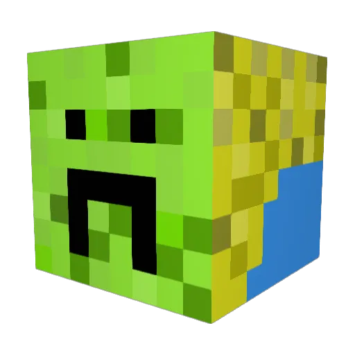 Mr_LMJ Minecraft avatar head, 3D render