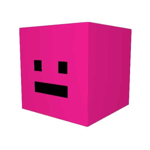Mr_LadyMan Minecraft avatar head, 3D render