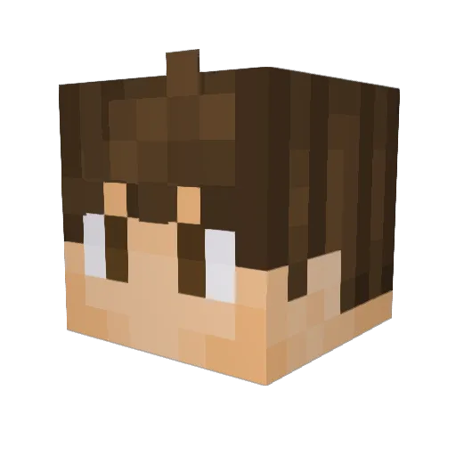 Mr_Lean Minecraft avatar head, 3D render