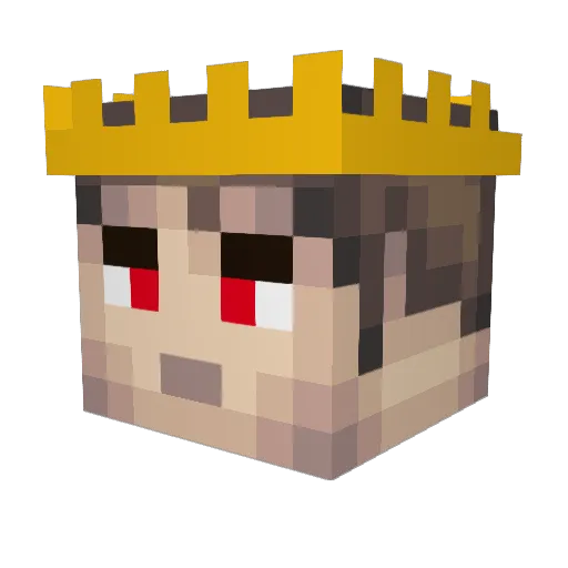 Mr_Lev Minecraft avatar head, 3D render