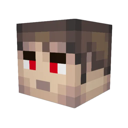 Mr_Loki1 Minecraft avatar head, 3D render
