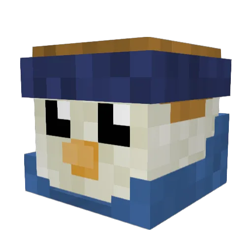 Mr_Lotus_HD Minecraft avatar head, 3D render