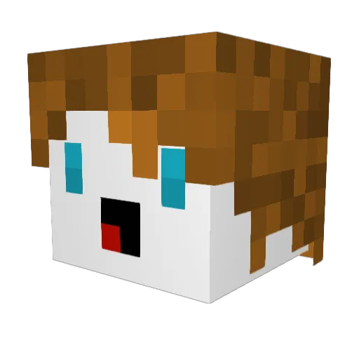 Mr_Majala Minecraft avatar head, 3D render
