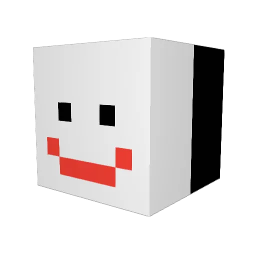 Mr_Manemo Minecraft avatar head, 3D render