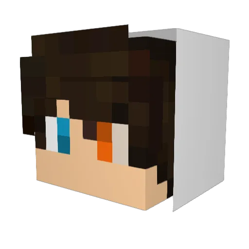 Mr_MarcioMan Minecraft avatar head, 3D render