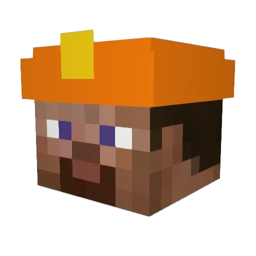 Mr_Marke Minecraft avatar head, 3D render