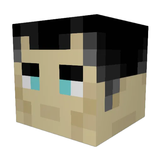 Mr_Mathewss Minecraft avatar head, 3D render