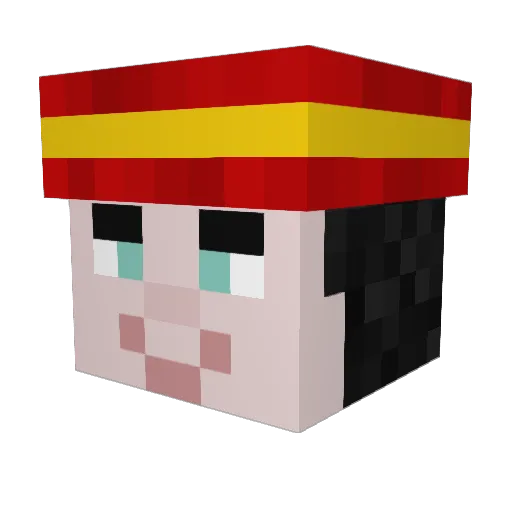 Mr_McChicken47 Minecraft avatar head, 3D render
