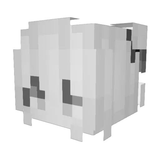 Mr_Mediena Minecraft avatar head, 3D render